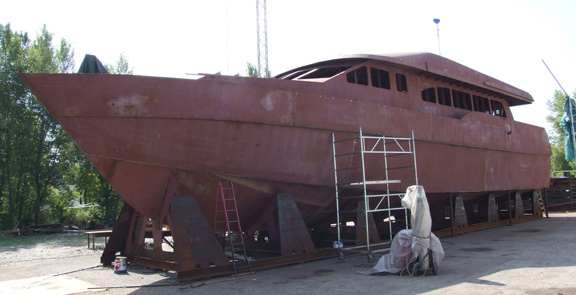 23, STEEL KITS POWERboat boat building boatbuilding boat plans kits 