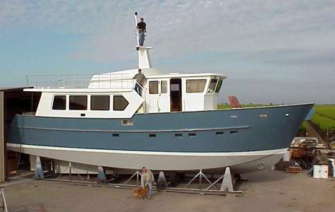 Steel Trawler construction, steel boat plans, boat ...