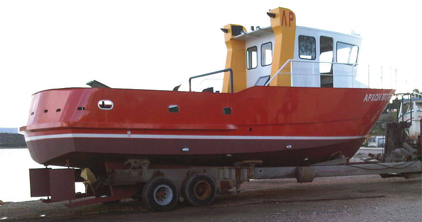 Boat plans Roberts Coastworker 35 fishing work boat