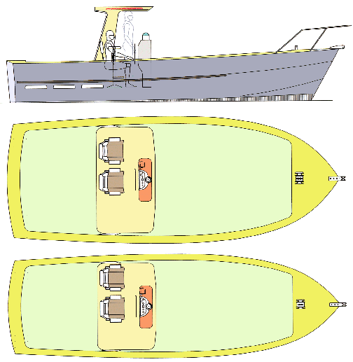 Boat plan Roberts Coastworker 25 fishing work boat