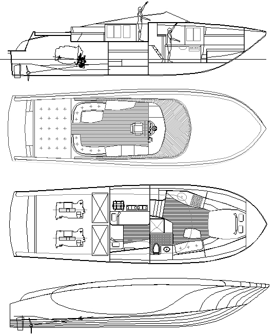 POWER BOAT PLANS POWERBOAT KITS, EZI BUILD BOAT PLANS BRUCE ROBERTS