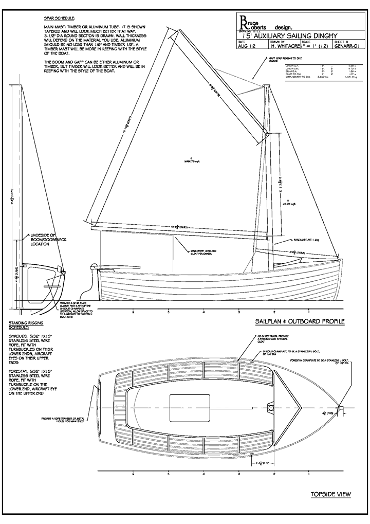 Small Dinghy Sailboats Plans