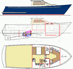 Small Cabin Boat Plans