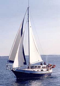 cutter rig sailboat