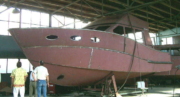 ... fisherman kit assembly, steel boat plans, boat building, boatbuilding