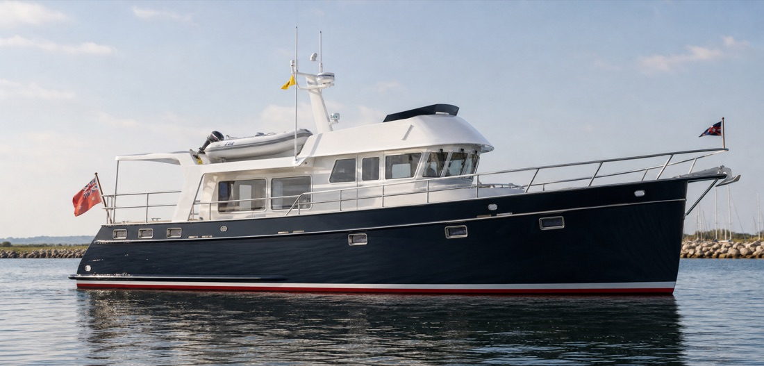 Trawler yacht design