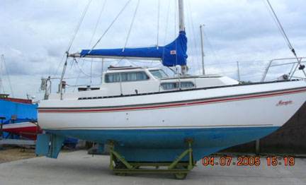 bruce roberts 25 foot sailboat