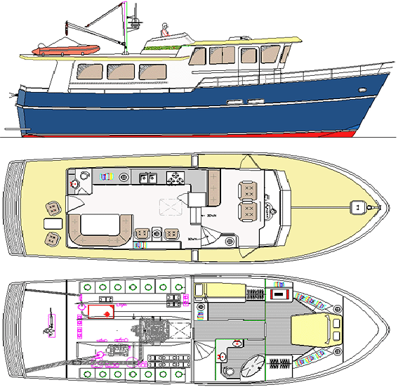 trawler yacht plans